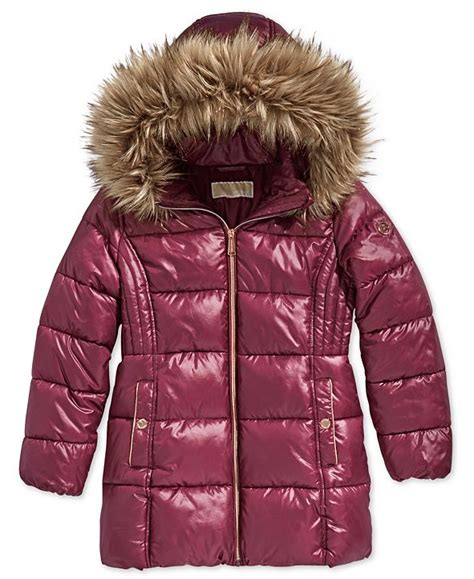 macys kids michael kors coat|macy's sale on michael kors.